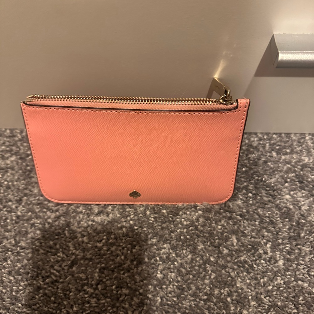 Pink Leather Clutch made by Kate Spade